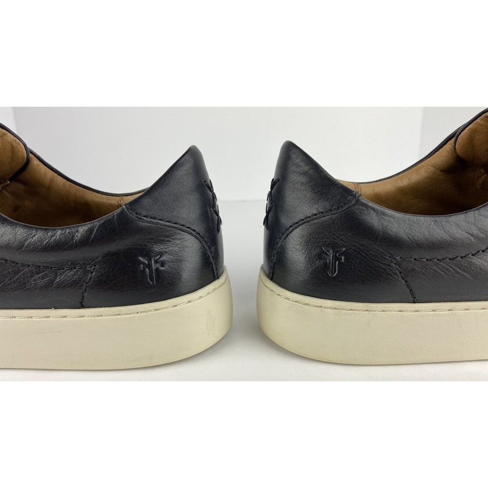 Frye Black Lena Zip Front Low Platform Sneakers Shoes… Gem